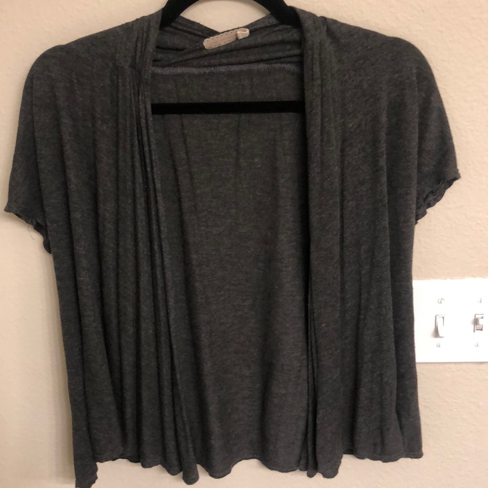 Grey Pins and Needles top